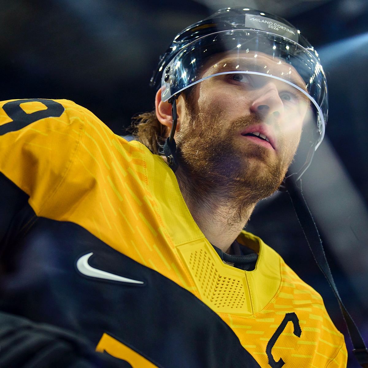 Captain Leon collected an assist & had 10 shots on goal but Germany dropped a 4-3 loss to Latvia today at the Winter Olympics & will face USA tomorrow 🇩🇪 #MilanoCortina2026 #LetsGoOilers