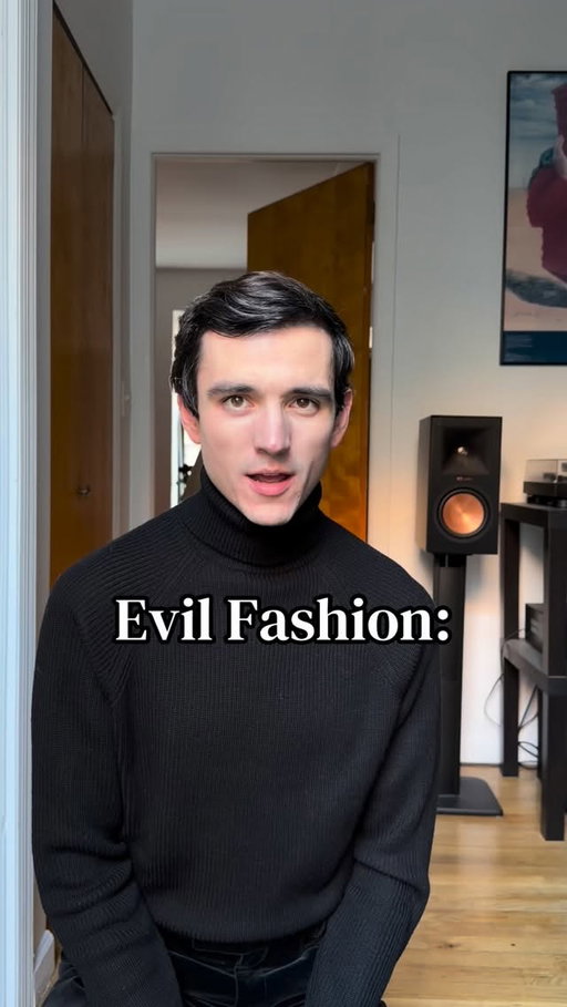 Making the case for why being bad is just so good. Evil necessitates sharp dressing - make your outfits more villainous today 

#allblack #fashion #evil #villain #outfitinspo