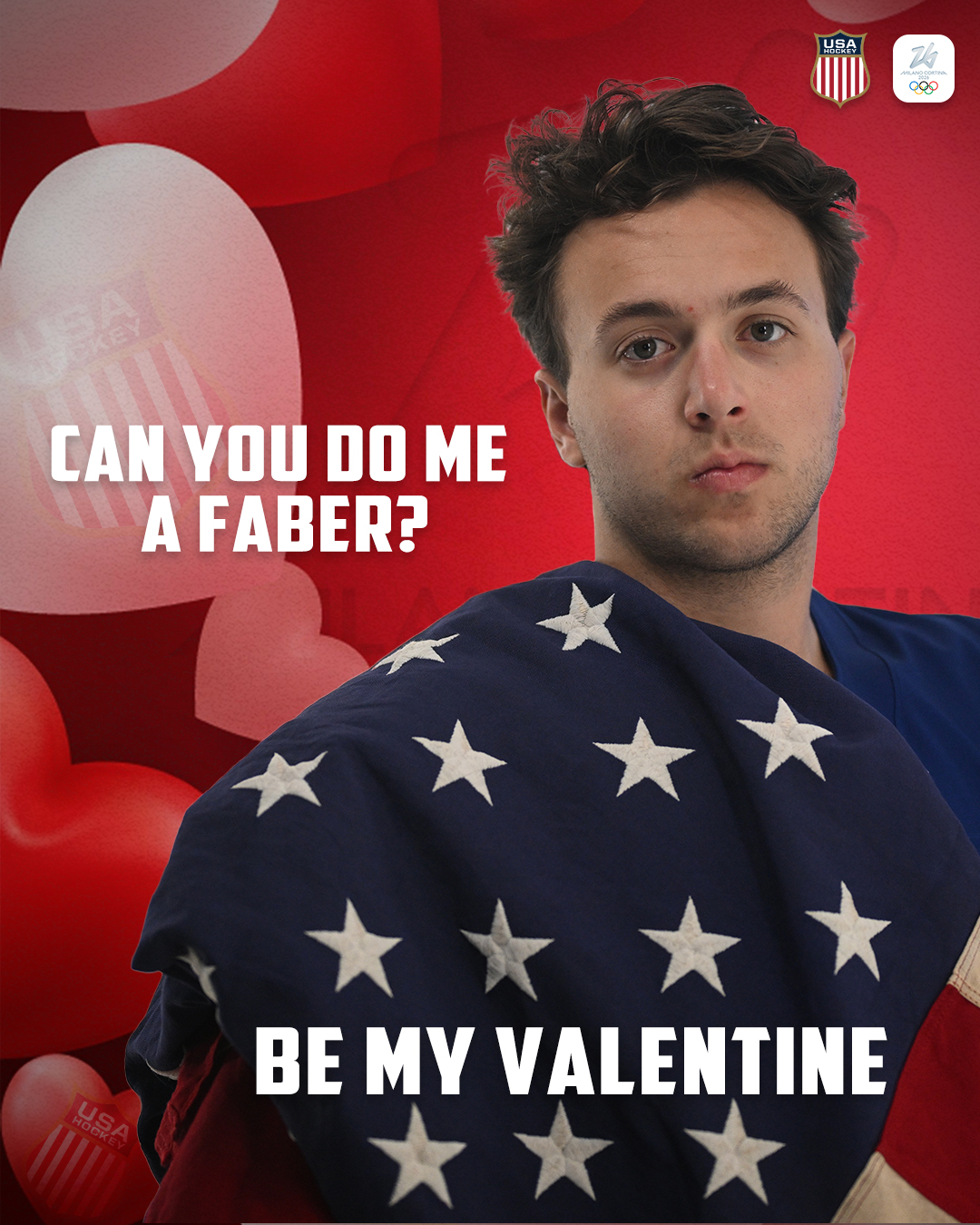 Happy Valentine's Day from Team USA ❤️ #WinterOlympics