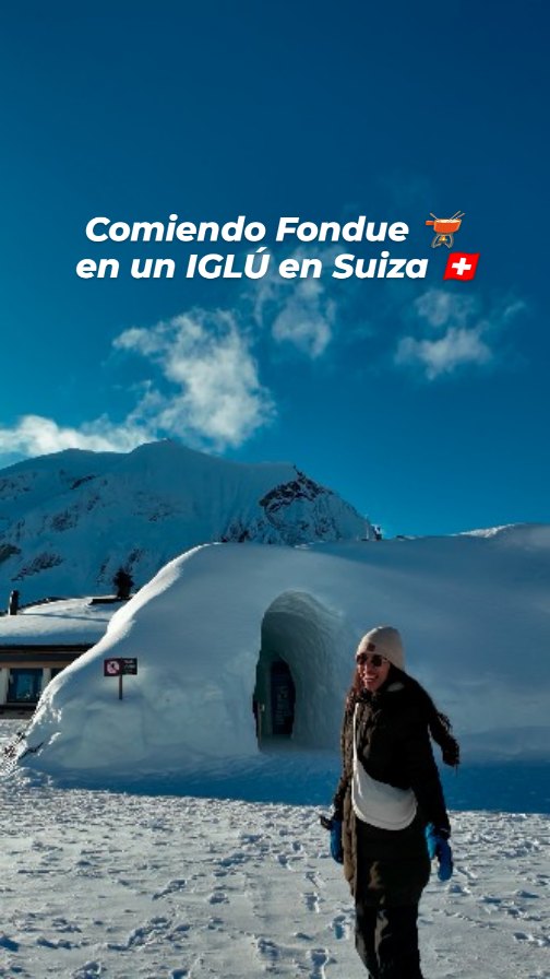 Esté es el restaurante de Iglú más grande de europa 🇨🇭 

Comer fondue dentro de un iglú en los Alpes de Suiza fue simplemente mágico y delicioso 🤩🤤 @

Llegamos con la luz del atardecer y terminamos cenando bajo la noche, rodeados de esculturas talladas en hielo y un ambiente de película 🤍

El lugar es @engstligenalpadelboden y lo amamos 😍

¿Te atreverías a cenar dentro de un iglú en los Alpes de Suiza?

.
VidaEnSuiza LatinosEnSuiza AlpesSuizos Engstligenalp Adelboden FondueEnSuiza ExperienciasEnSuiza