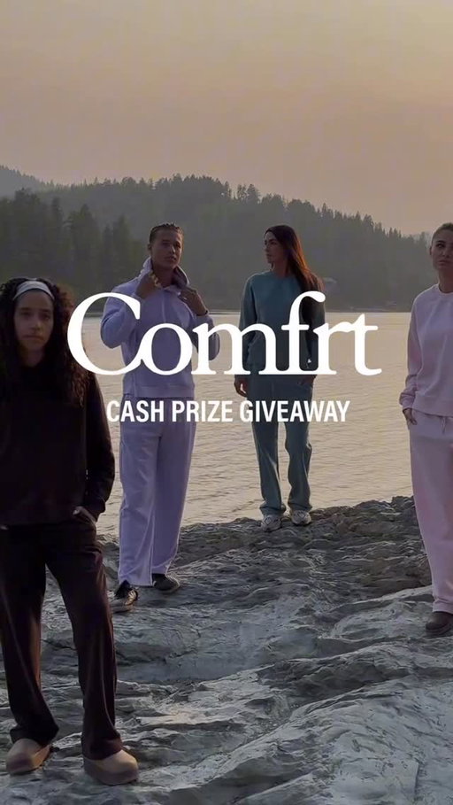 GIVEAWAY CLOSED
And the winners are…

🥇 1st Place: @jyoti__minhas 
🥈 2nd Place: @farmgirl_emm 
🥉 3rd Place: @jens_newera 

💛 GIVEAWAY | We Hit 1 Million 💛

To every person who’s been here — thank you.
You turned Comfrt into a family, and we don’t take that for granted.

This brand has always been about more than what you wear. It’s about how you feel. A reminder that taking care of your mind is something to be proud of — and that you matter on the good days and the hard ones.

To celebrate 1 million, we’re giving back to 3 winners:
✨ 1st Prize: $1,000 cash + Mystery Comfrt Bundle (ARV $1,500)
✨ 2nd Prize: $500 cash + Mystery Comfrt Bundle (ARV $900)
✨ 3rd Prize: $250 cash + Mystery Comfrt Bundle (ARV $650)

Total ARV: $3,050

How to enter:
• Tag 2 people who inspire you
• Share this post to your Story + tag us
• Must be following @Comfrt
• Join our Broadcast Channel — “Daily Comfrt”

We’re so excited for what’s next — thank you for helping us grow this family 💛

Open to U.S. residents 18+. Ends February 21 at 12PM PST. Winners announced February 21. Void where prohibited. No purchase necessary. This promotion is not sponsored, endorsed, administered by, or associated with Instagram or Meta.