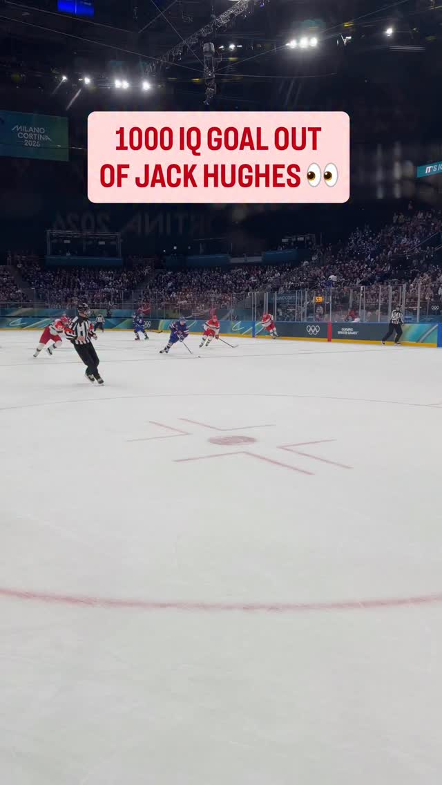 Jack Hughes gives Team USA PLENTY of cushion.