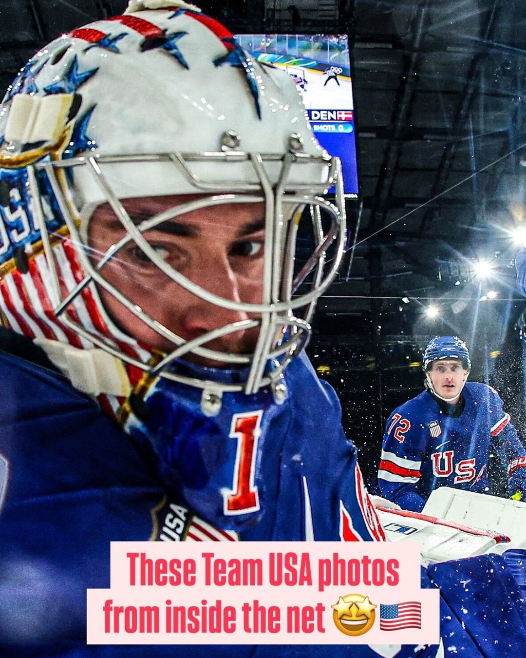 Incredible hockey views from Milano Cortina 📸🏒