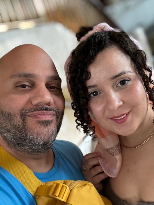 Running around the world with @curly_panda is the coolest. ❤️ #valentinesday