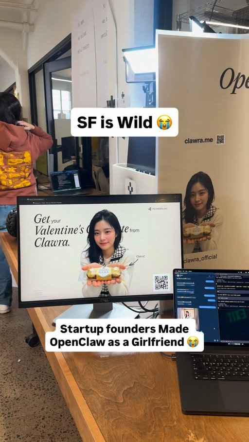 This startup built OpenClaw into an AI girlfriend  called OpenClara 😭

Wildest Valentines Day ever 💀