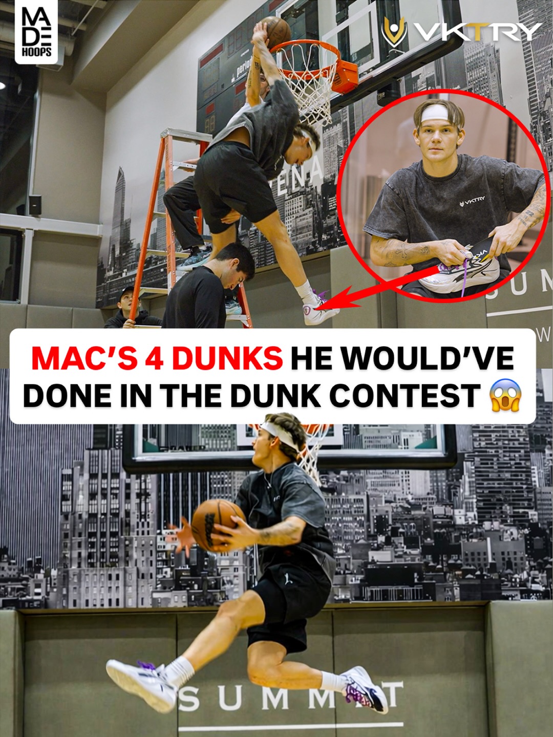 Mac McClung released the 4 dunks he would’ve done in this year’s NBA dunk contest 😱🤯 @macmcclung37 @teamvktry 

Text DUNK to 69097 to vote on which dunk you think was the best 👀