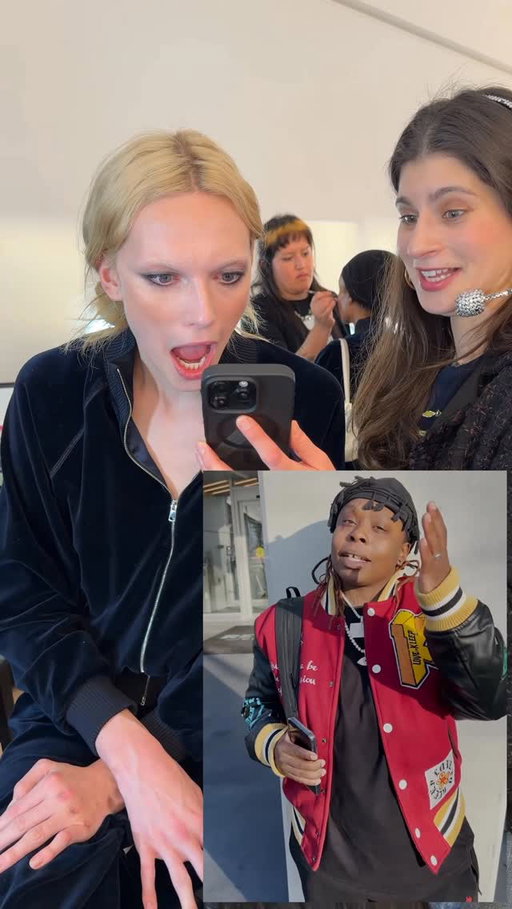 We surprised @alexconsani with a special message from @neacedagr8 
#ToryBurchFW26 #ToryBurch