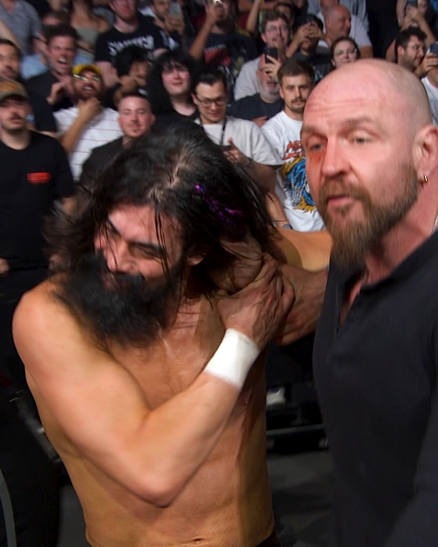 @JonMoxley forces @WheelerYuta to honor his word!

Watch #AEWGrandSlam Australia on TNT and HBO Max!