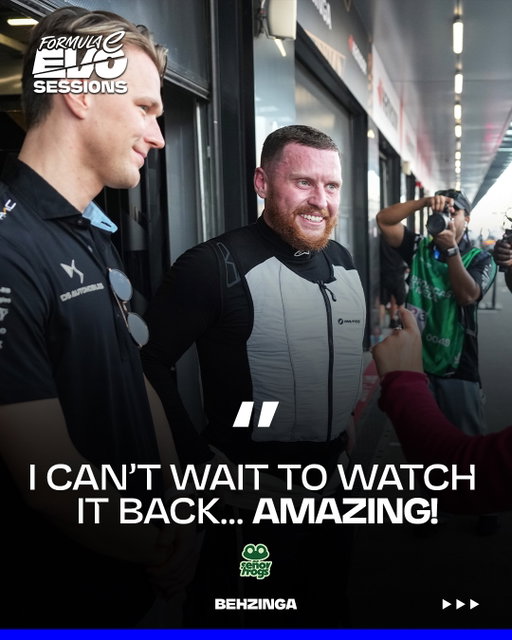 A phenomenal drive for @behzingagram as he sets the fastest lap time yet 👏

#EVOSessions #FormulaE #Racing #Motorsport