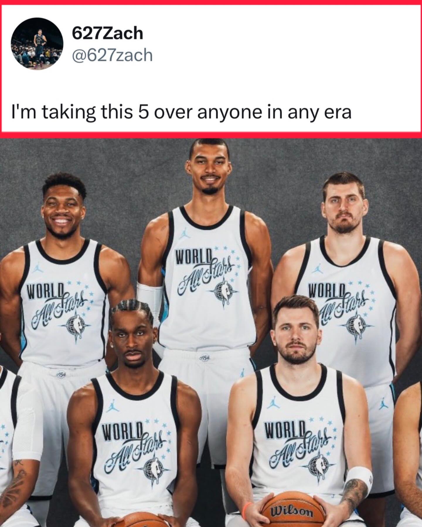 Team World looks unstoppable 😳

(H/T 627zach/X)