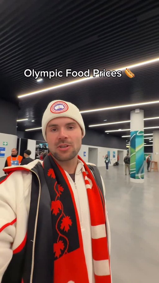 A classic sports event combo! Let’s see how much a beer and hotdog are at the Olympics in Italy! 🌭🍻
