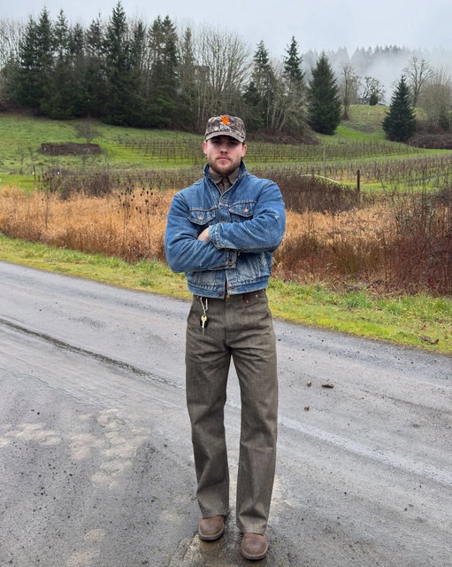 A lever action would be the perfect accessory 

men’s outfit - mens outfit ideas - outfits
#outfit #mensoutfit #mensoutfitideas 

Those involved in this outfit:
@sespegold 
@levis 
@landsend 
@mbbcar.co 
@drmartensusa