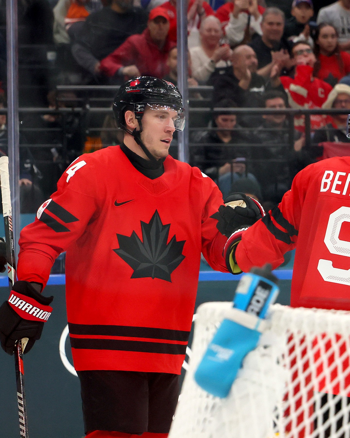 Bo Horvat scored a goal in Team Canada's 10-2 win!