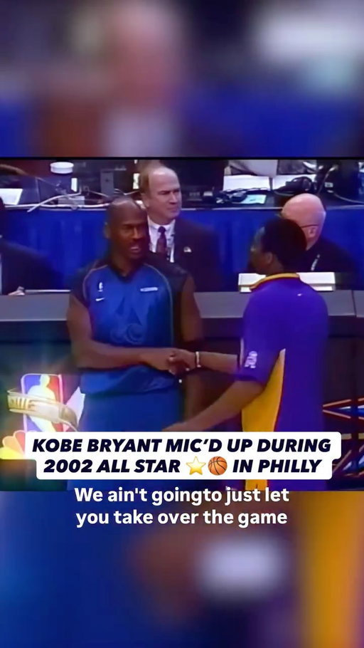 Mic’d up at the 2002 NBA All-Star Game, Kobe Bryant gave us a rare window into the mind behind the Mamba. Trading competitive respect and subtle trash talk with Michael Jordan, sharing moments with Allen Iverson in his hometown, and doing it all while the Philly crowd made their loyalty clear. Kobe didn’t flinch. He finished with 31 points on 12-of-24 shooting, added 5 rebounds, and walked out with All-Star MVP honors in a 135–120 West win. The mic caught the mindset, the crowd brought the pressure, and the box score confirmed it even in an exhibition, Kobe was competing like it counted.

.
.
#nbaallstar #kobebryant #kobe #michaeljordan #nbaallstarweekend