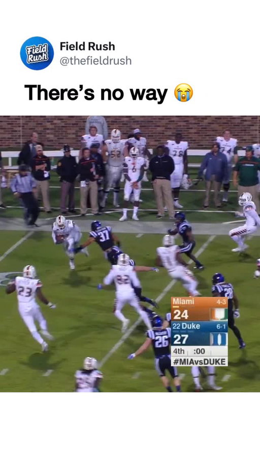 They practiced all of that on Wednesday?

via ESPN