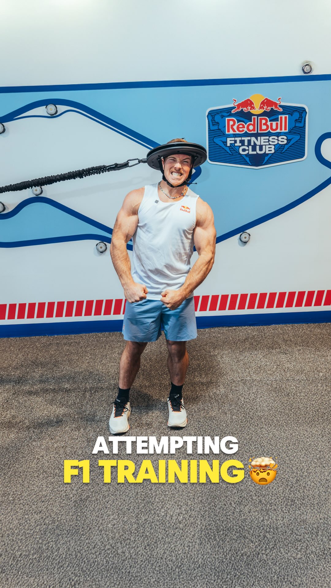 “they just drive” 🤔 let’s see… 

📍: Red Bull Fitness Club: Miami
💪: @haleyadamssss, @chrisheria, @nohlsen