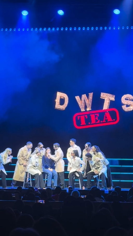 One shot to prove myself and I BLEW IT 😂😂 but best surprise ever getting pulled onto DWTS live stage!!!! #dwts #dwtslive #dwtstour