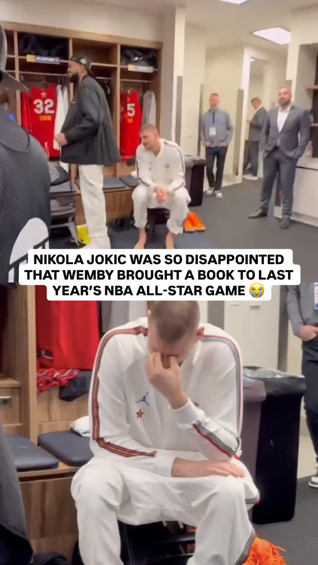 Nikola Jokić could not believe what he was seeing when Victor Wembanyama brought out a book at last year’s NBA All-Star Game 😭

(via NBA/X)