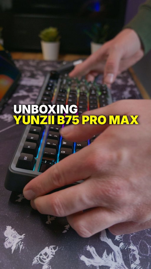 This is one of the best looking 75% Keyboards out right now! Unbox the Yunzii B75 Pro Max with me👌 #yunzii #yunziib75promax #yunziikeyboard @yunzii_keyboard