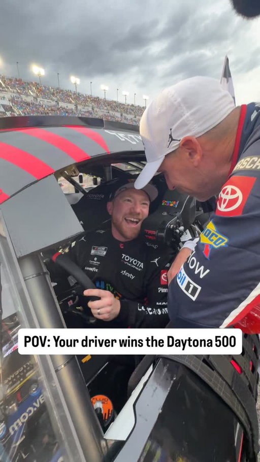 LFG @tyler_reddick!!! @23xiracing are Daytona 500 Champions!!
#teamtoyota