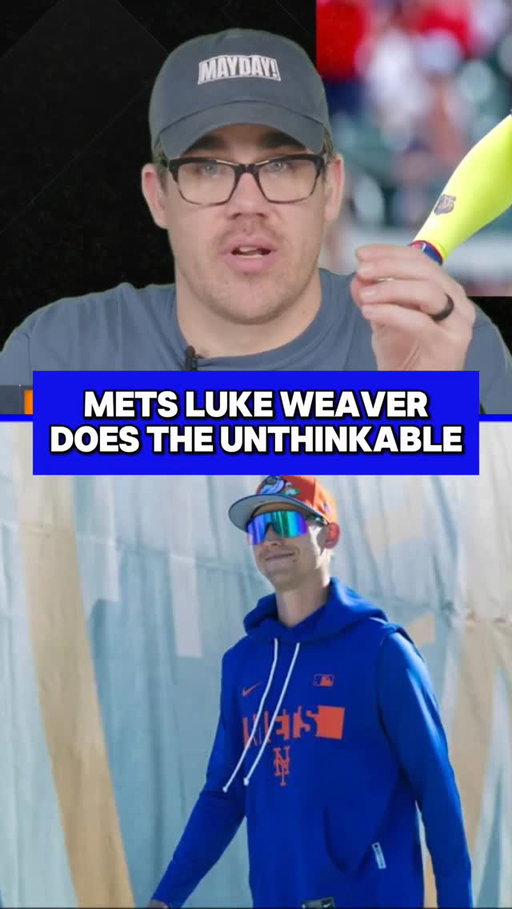 Luke Weaver does the unthinkable 🤯 #MLB #Baseball #Mets
