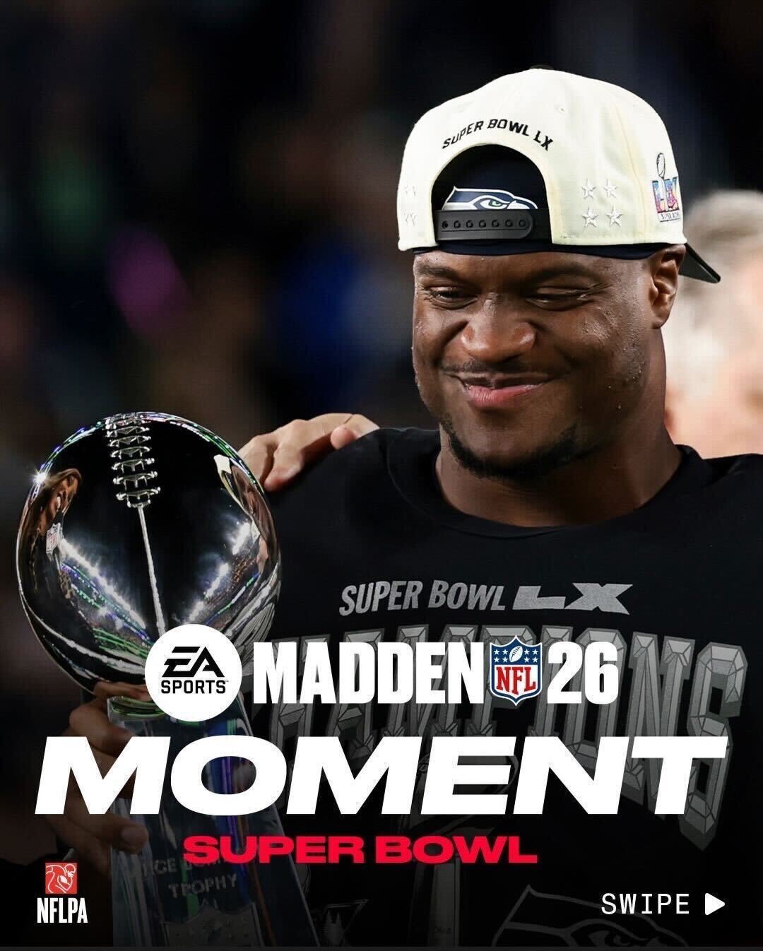 The @eamaddennfl Super Bowl LX moment: Kenneth Walker III’s MVP performance 🏃💨