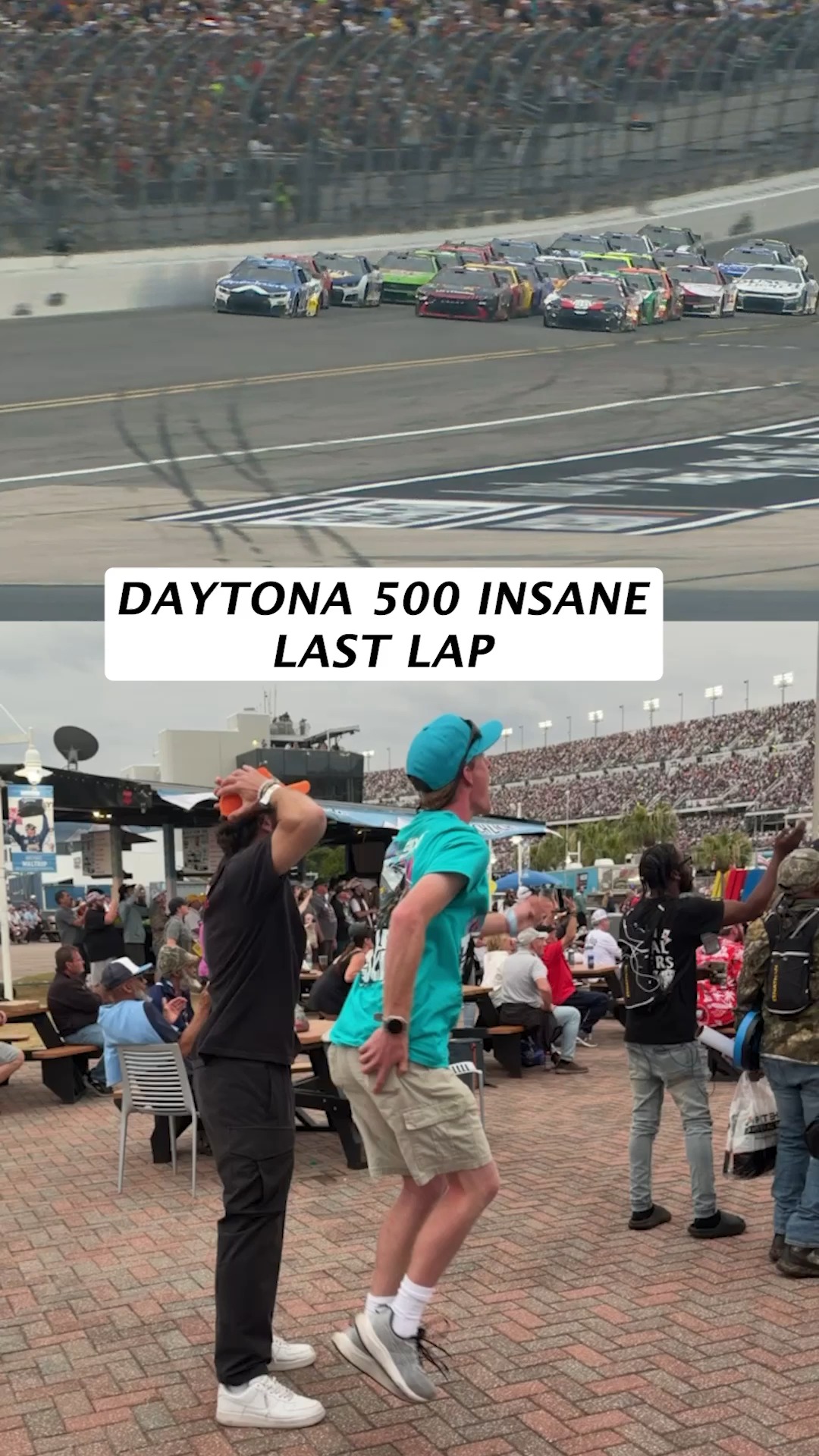 he went through every emotion in 45 seconds 😂

#nascar #daytona500