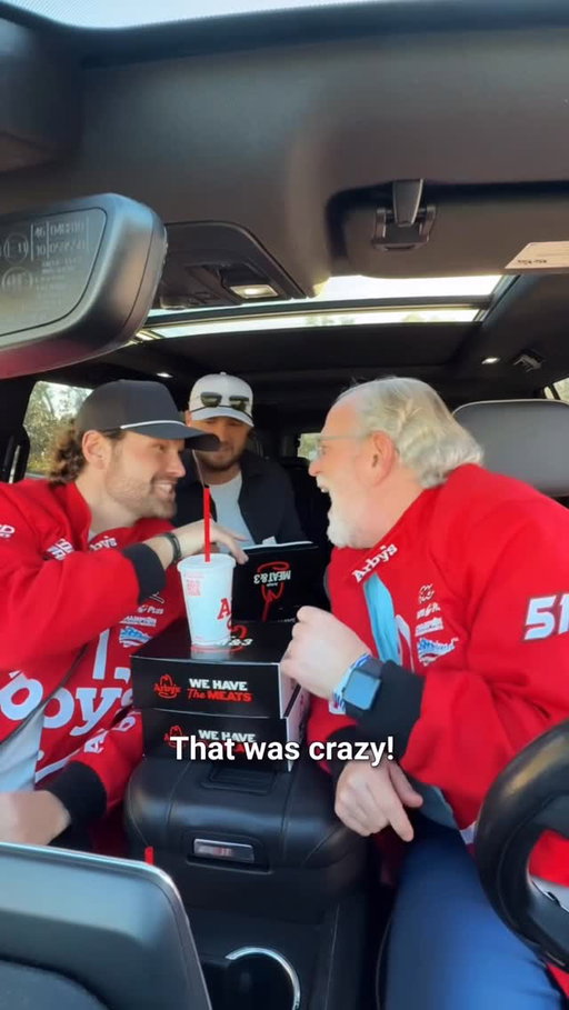 Who knew a pit stop on the way to Daytona would end up being a life changing experience for Dad @arbys #arbyspartner 🏁