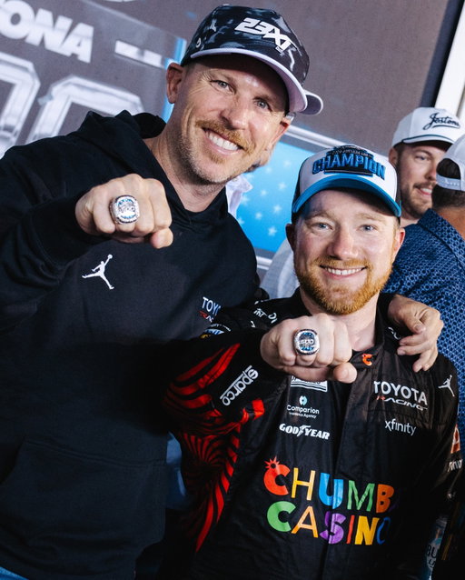 Proud to see @tyler_reddick become a Daytona 500 Champion. It soothes the sting of my day in the 11 car.
#teamtoyota