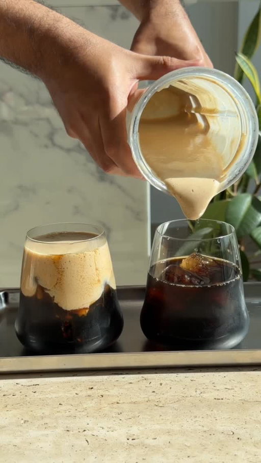 Dates and coffee
Ingredients 
Dates 5-6 
Cream 1/2 cup
Milk 1/2 cup
Cold brew coffee
Ice cubes 

You can use coconut cream and coconut milk for dairy free versions. I tried it and it’s also tastes so good. 

#ramadan2026 #datescoffee #coffeebro #coffeerecipes