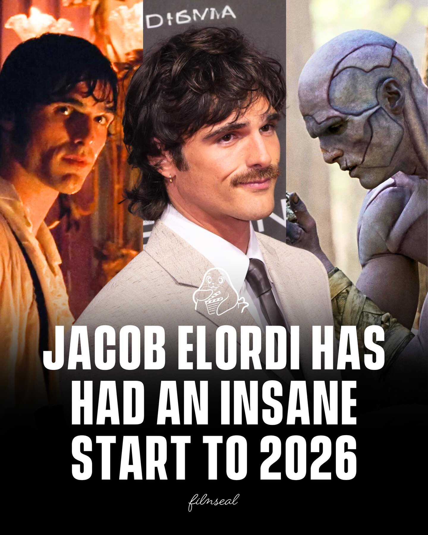 Jacob Elordi’s 2026 has already marked a major career milestone, earning his first Oscar nomination for FRANKENSTEIN, winning his first Critics Choice Award, and delivering the biggest box office opening of his career with WUTHERING HEIGHTS.

Next, he is set to lead Ridley Scott’s THE DOG STARS, continuing a breakout run that has quickly positioned him among Hollywood’s most in-demand young stars.

-
#jacobelordi #filmseal