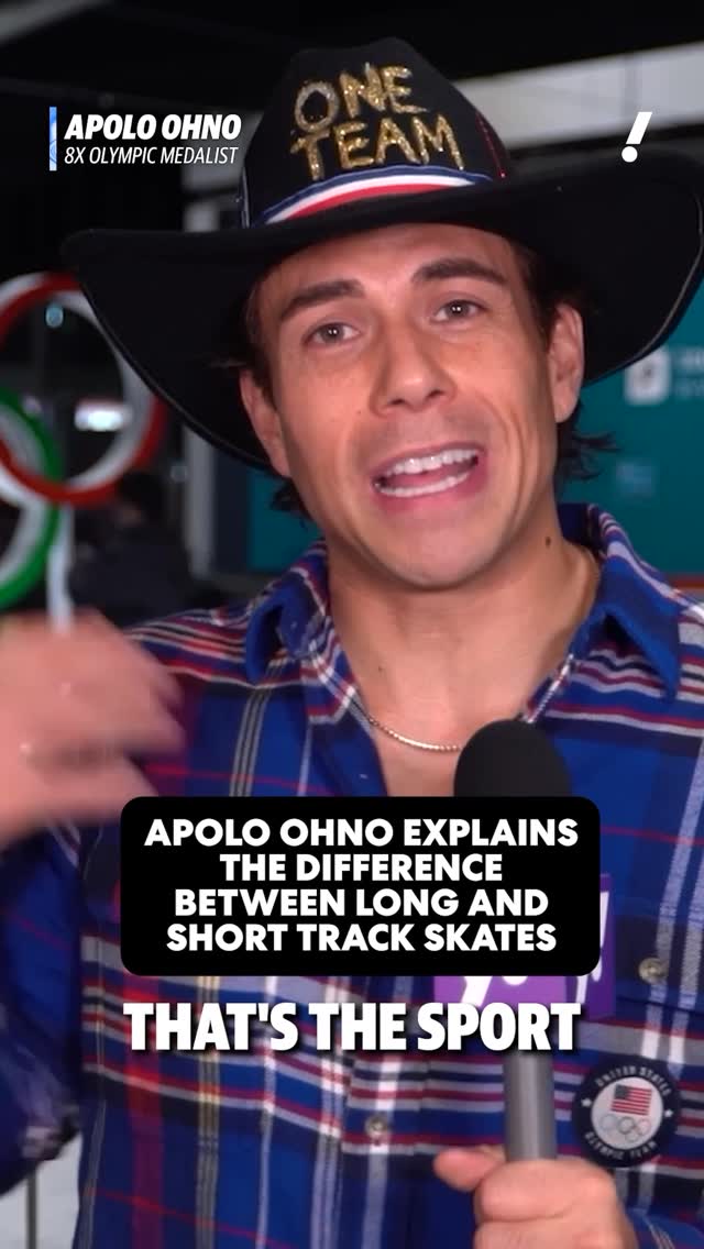 The difference between long and short track skates 👀