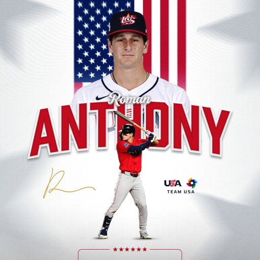 Welcome to Team USA, Roman Anthony! 

#ForGlory🇺🇸