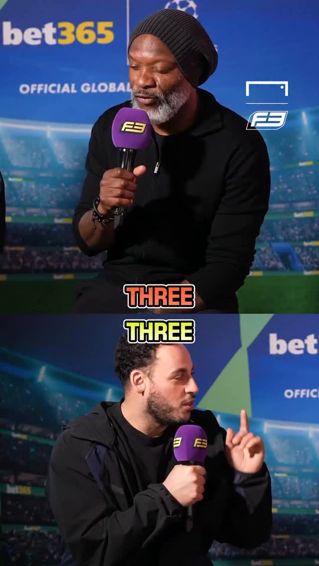 NAME 2 CLUBS 1 PLAYER with GALLAS 🔥

Captured at the Big Ticket Quizaway, an event from @bet365 celebrating their global partnership with the UEFA Champions League and Big Ticket Giveaway. The Front Three play our viral 3,2,1 football quiz!

#frontthree #soccer #football #footballchallenge
