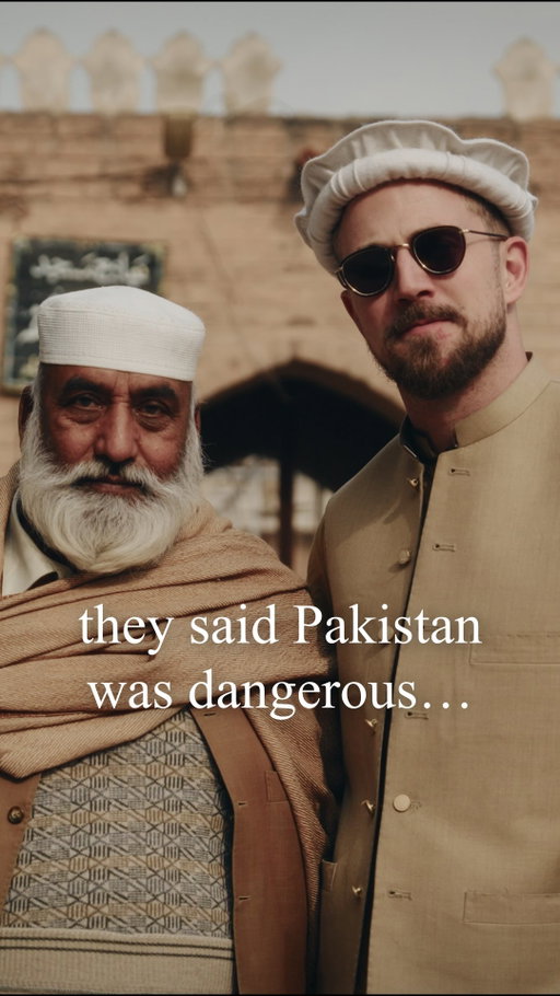 They told us not to come here.
But I’ve never smiled this much during a trip.

From the moment we arrived, we were welcomed like family. 
Strangers stopping us just to say hello. To share tea. To share stories.

Pakistan is filled with the most beautiful souls. A level of hospitality the world could learn from. It’s a good reminder that we shouldn’t always listen to what is said from far away.

#pakistan #peshawar #yestheory