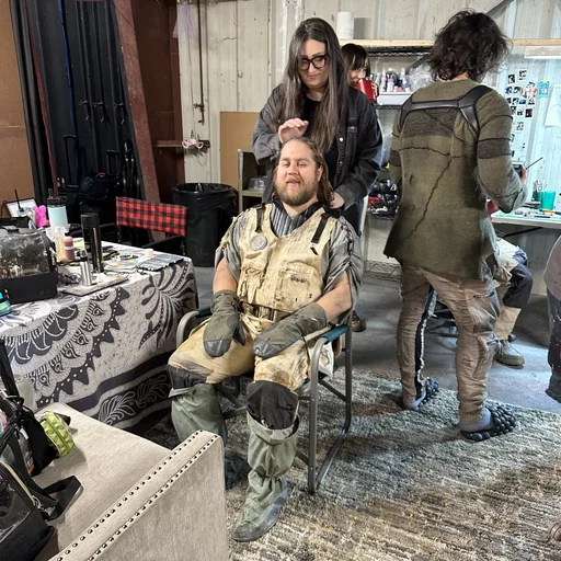 Some photos of me on the Iron Lung set, courtesy of @dk_jonh 

(I don't really know how Instagram works so idk if I tagged people properly)