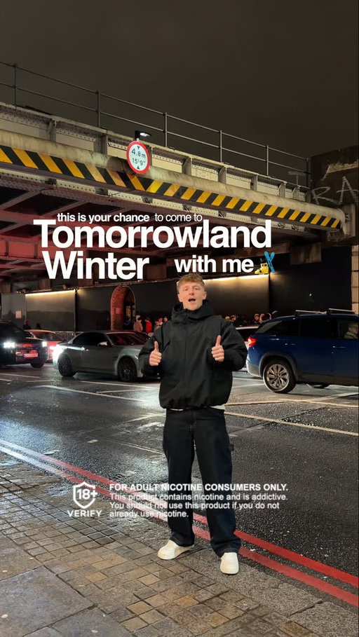 AD | Soo excited for Tomorrowland Winter with @velo.unitedkingdom! For your chance to come to the slopes with us, head over to Velo's competition post now! T&Cs apply

18+. This product contains nicotine and is addictive. Only for adult nicotine users. You should not use this product if you do not already use nicotine.