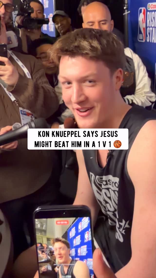 Kon Knueppel‘s dream historical figure to play ones against 🏀🍿 

Presented by @tangerinebank