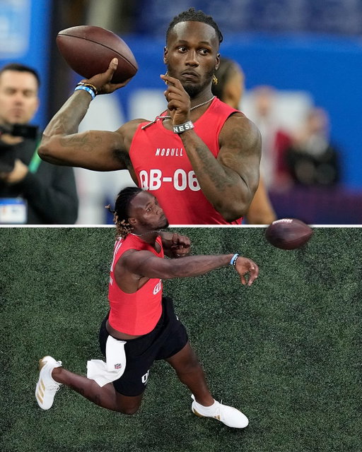 Joe Milton III put on a show at the 2024 NFL Combine 🚀

2026 NFL Combine starts Feb. 26 on @nflnetwork
Stream on @NFLPlus