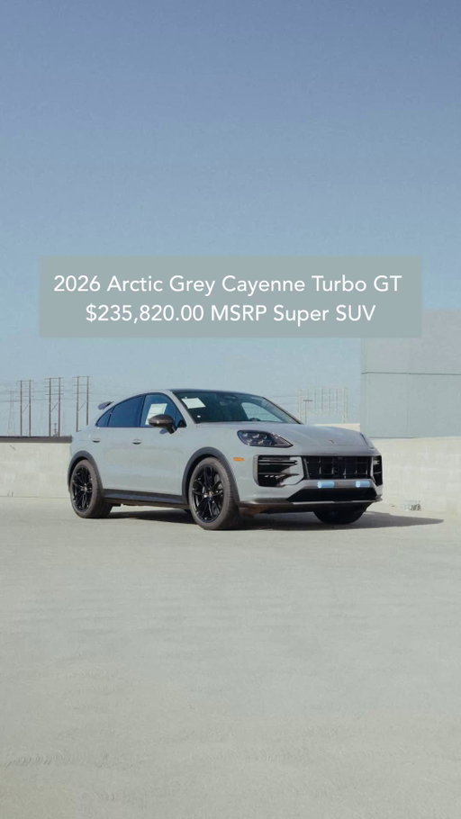 *SOLD. This brand new Porsche Cayenne Turbo was sold almost instantly, and that is really not surprising 🏁

The Cayenne Turbo GT is often dismissed as just the most expensive Cayenne, but it actually represents stronger value than most people realize because it comes standard with nearly every high-cost performance option Porsche offers, including Porsche Ceramic Composite Brakes, Porsche Dynamic Chassis Control, rear-axle steering, adaptive air suspension with a lowered sport calibration, Porsche Torque Vectoring Plus, Sport Chrono, a lightweight carbon-fiber roof, aggressive chassis tuning, and track-focused cooling and exhaust hardware. On a regular Cayenne, these components are either optional or unavailable, and most buyers never spec them because the combined cost becomes substantial, yet these are precisely the systems that transform how the vehicle drives by reducing weight, sharpening turn-in, improving stability, and allowing consistent performance under heavy load. The Turbo GT packages all of this engineering into a single factory-developed setup that is fully integrated and calibrated, which means you are not just paying for power or trim, but for a complete, track-capable chassis that would be difficult and inefficient to replicate by optioning a lower trim.