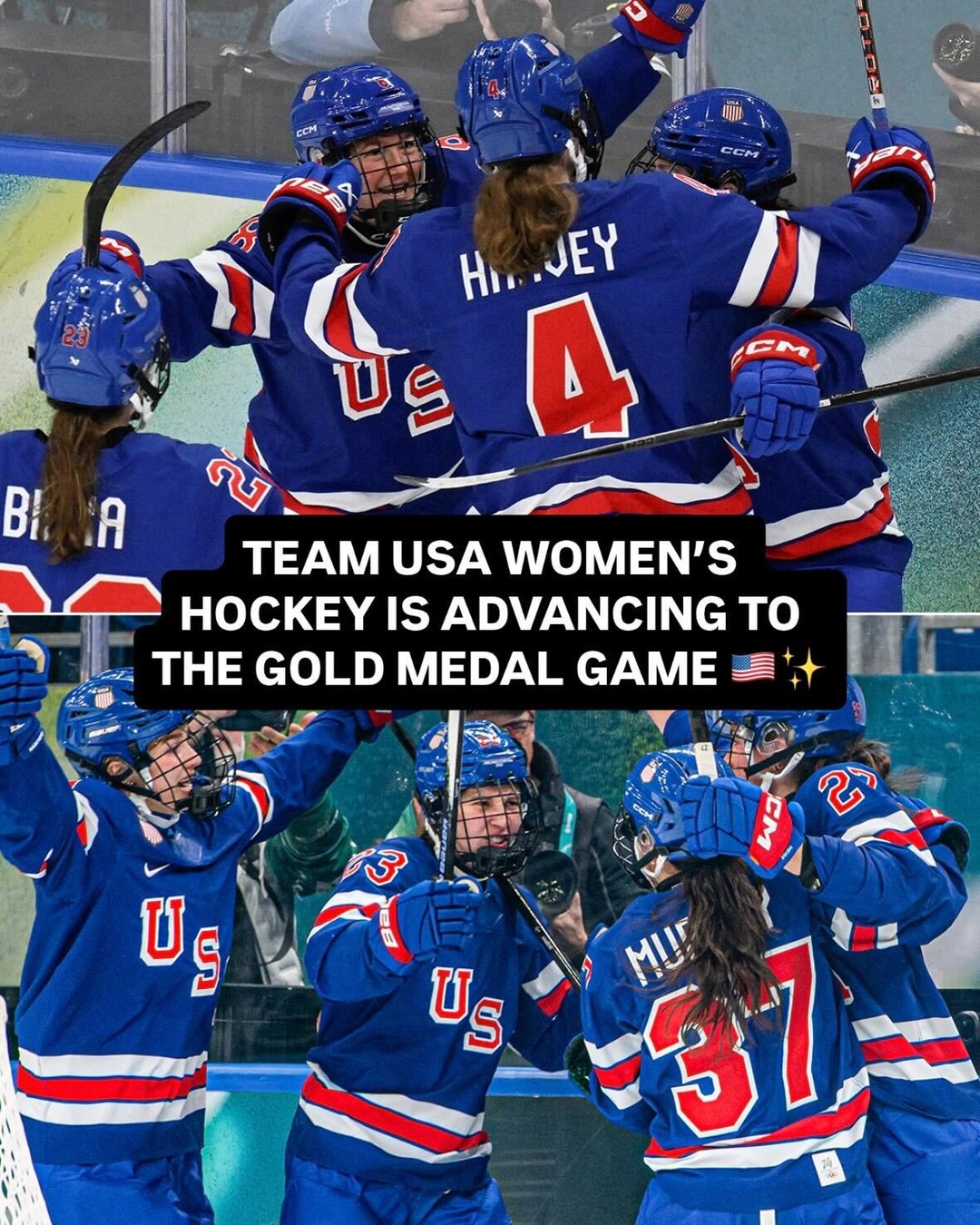TEAM USA WILL PLAY FOR GOLD! 🦅🇺🇸

The teams FIVE consecutive shutouts is the longest shutout streak in women's Olympic history!