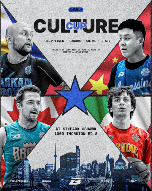 Different flags. Same love for the game. ❄️🏀
🇵🇭 Philippines | 🇨🇳 China | 🇮🇹 Italy | 🇨🇦 Canada
Welcome to the Winter Culture Cup 🏆🔥
.
.
.
.
#CultureCup #WinterRun #BrodieRec