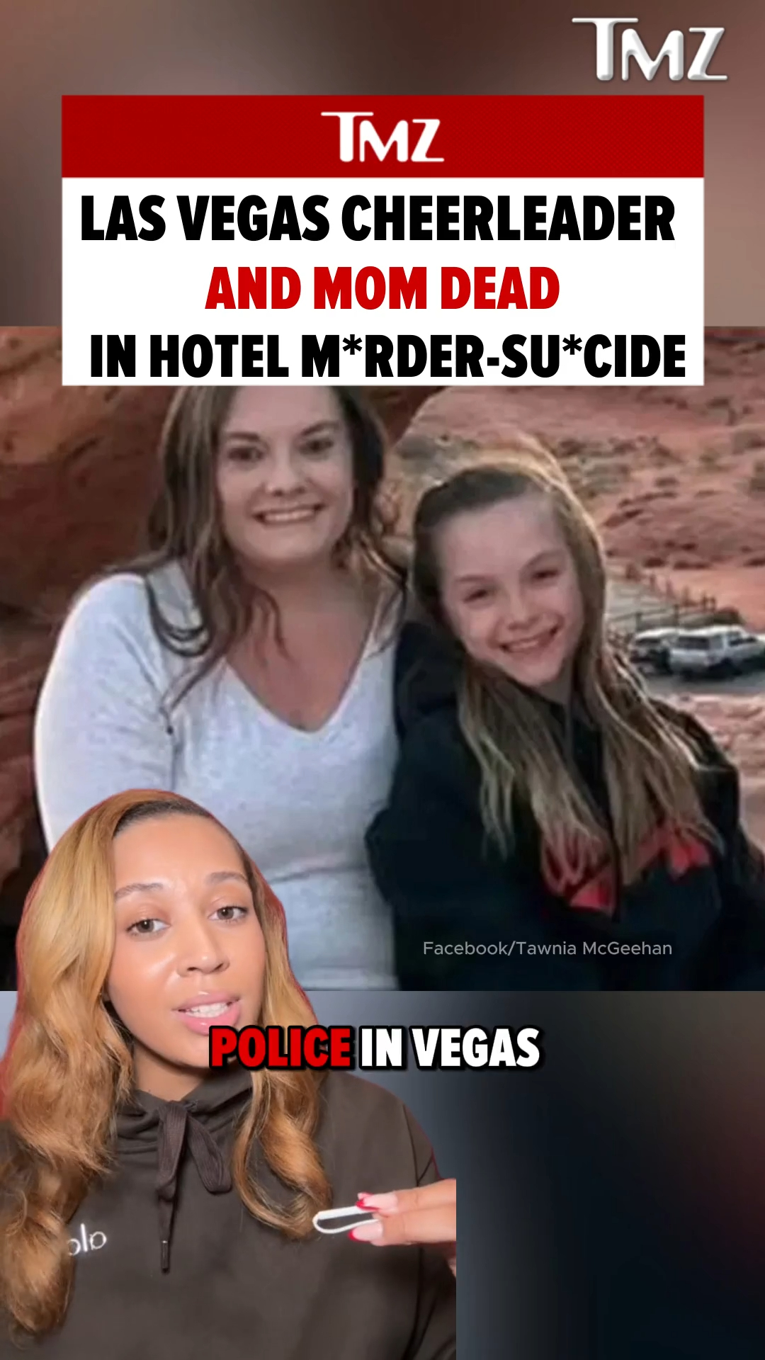 A cheerleader and her mother were found dead in a Las Vegas hotel. Police believe it was a m*rder-su*cide. 💔🙏
