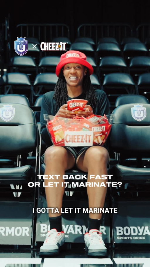 Keepin’ it 100% real with Kelsey Mitchell. #cheezitpartner