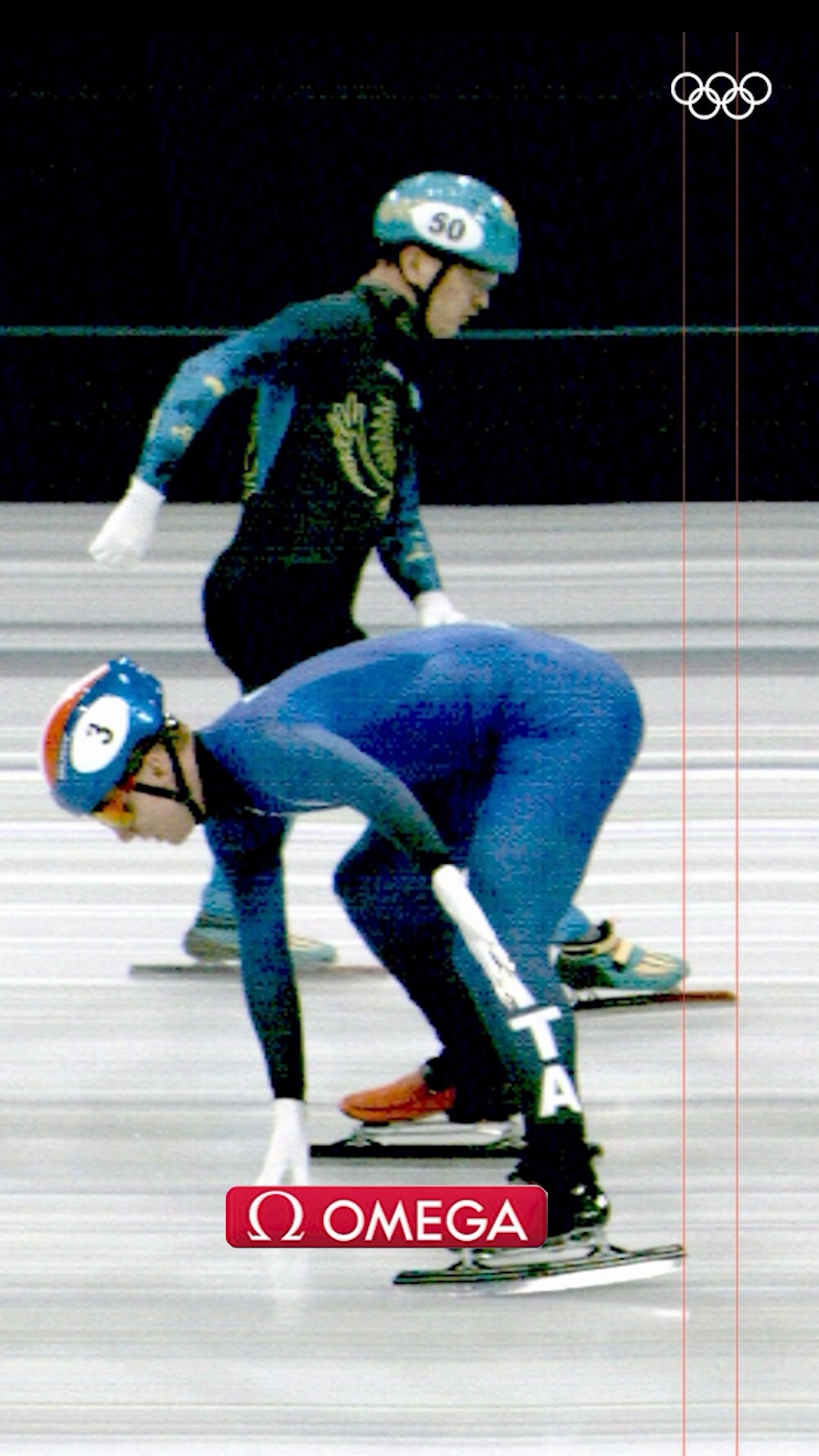 Wow! 😮 Have you ever seen a photo finish like that?
⛸️ Abzal Azhgaliyev edged out a spinning Pietro Sighel for first place.

#Olympics #WinterOlympics #MilanoCortina2026 #OMEGAOfficialTimekeeper