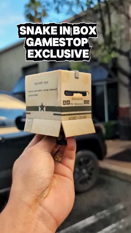 Funko Pop hunting for the Snake in Box GameStop Exclusive Metal Gear Solid pop! Snake in the box is a hilarious pop to make, had to grab it to add to my Funkos of Smash Bros characters collection lol

#funkopophunting #funkopop #gamestop