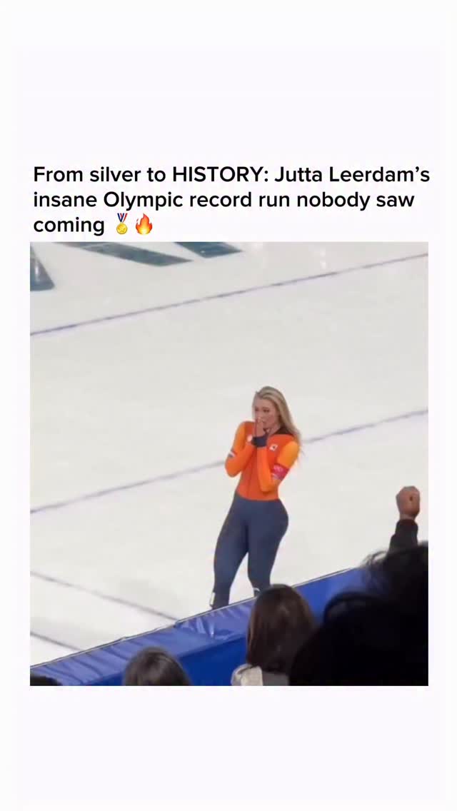 When the spotlight was hottest and the pressure was unreal, Jutta Leerdam showed up different. After coming up just short before, she hit the ice with something to prove — years of grind, sacrifice, and belief packed into every stride.

And when she broke the line with an Olympic record, it wasn’t just a win… it was a statement. Redemption. Resilience. Legacy — built in seconds. @juttaleerdam 

Champions aren’t born — they’re forged under pressure. 🏅❄️🔥

#JuttaLeerdam #SpeedSkating #WinterOlympics #OlympicMoment #OnIceHistory