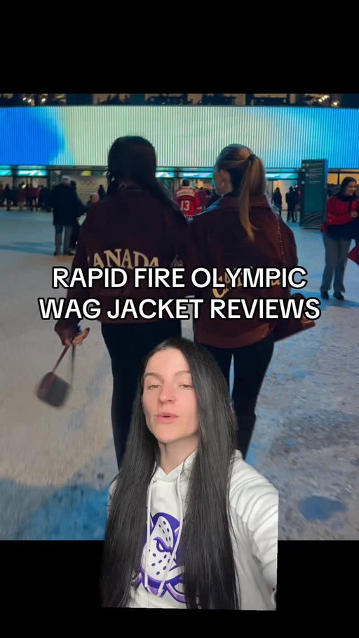 RAPID FIRE OLYMPIC WAG JACKET REVIEW 💅🏼 these ladies did not come to play!!!!! 🇺🇸🇸🇪🇨🇦🇫🇮🇩🇰🇨🇿🇫🇷🇩🇪🇨🇭 #wagjackets #hockey #olympics #hockeyfans #hockeywag