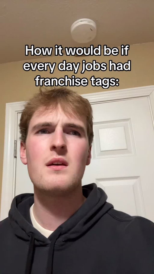 Franchise tag is wild 😭 #nfl #football #franchisetag #funny #sports