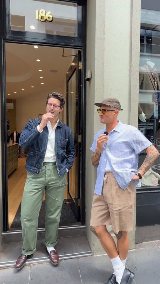 Some Q&As with @connorjulianadams in-store.
We talked running, coffee, and a soft spot for vintage pieces - the usual good stuff.